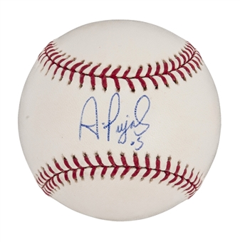 Albert Pujols #5 Signed Baseball - Rookie Era Signature (PSA/DNA)